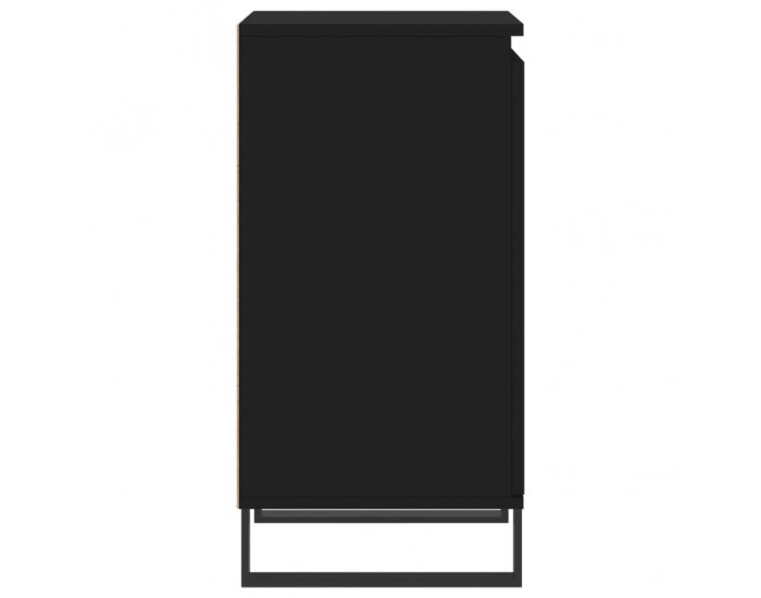 Sonata H Бюфети, 2 бр, черни, 40x35x70 см, инженерно дърво