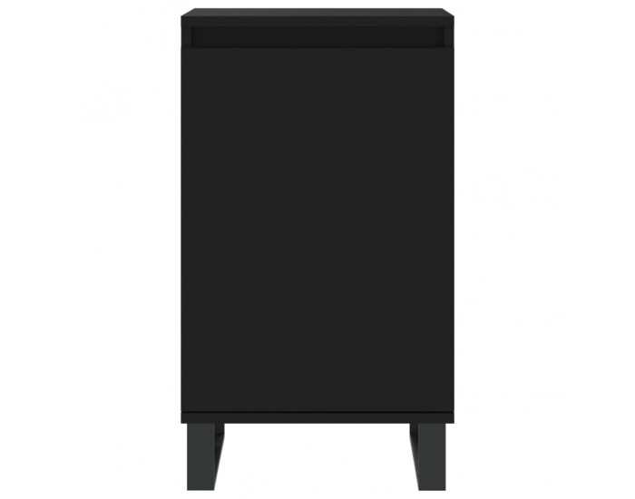 Sonata H Бюфети, 2 бр, черни, 40x35x70 см, инженерно дърво