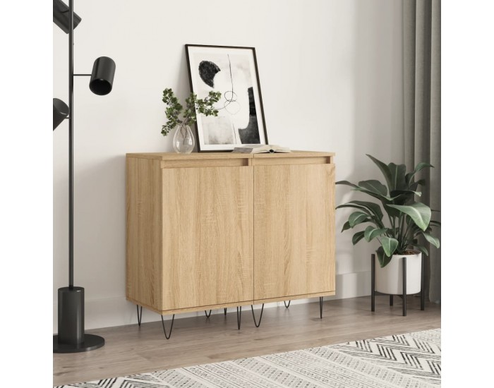 Sonata H Бюфети 2 бр дъб сонома 40x35x70 см инженерно дърво
