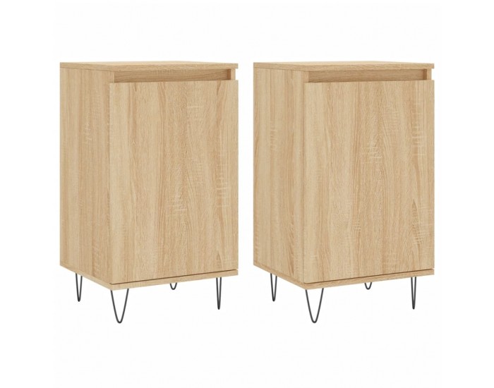 Sonata H Бюфети 2 бр дъб сонома 40x35x70 см инженерно дърво
