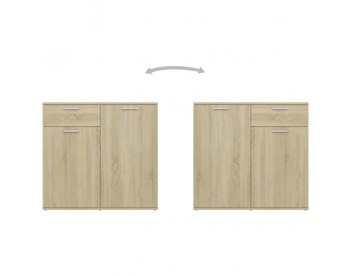 Sonata H Бюфет, дъб сонома, 160x36x75 см, инженерно дърво