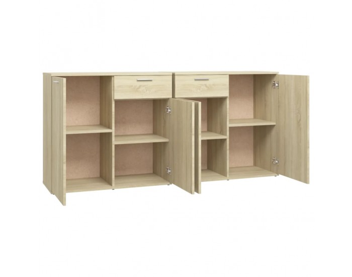 Sonata H Бюфет, дъб сонома, 160x36x75 см, инженерно дърво