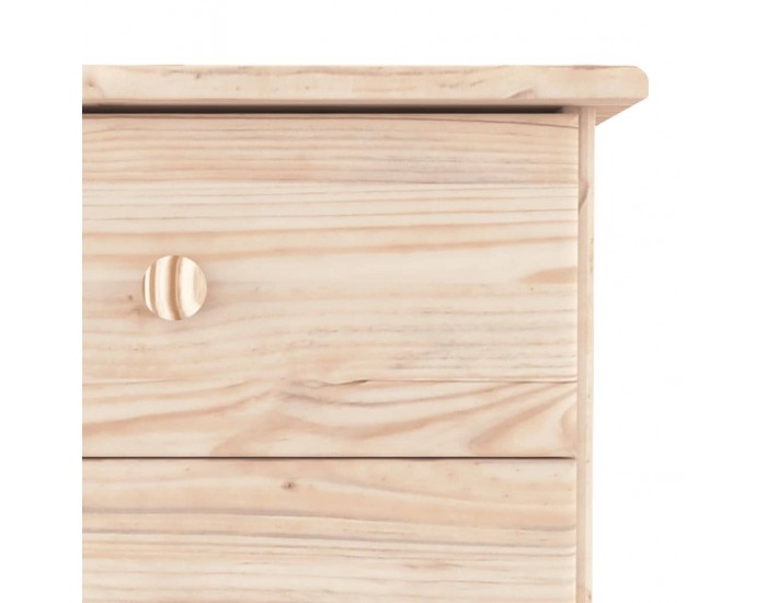 Sonata H Висок шкаф ALTA, 77x35x165 см, борово дърво масив