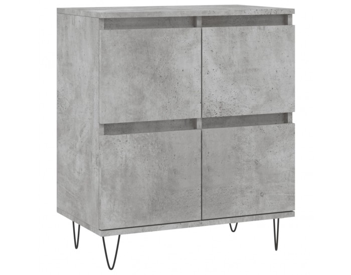 Sonata H Сайдборди, 2 бр, бетонно сиви, инженерно дърво