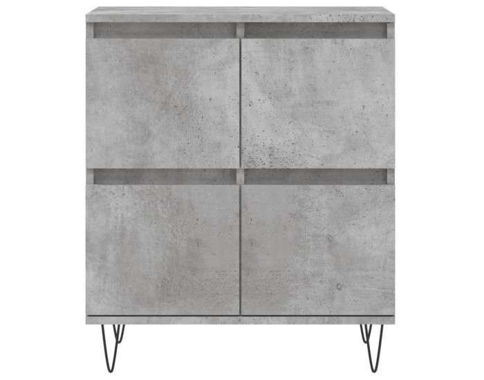 Sonata H Сайдборди, 2 бр, бетонно сиви, инженерно дърво