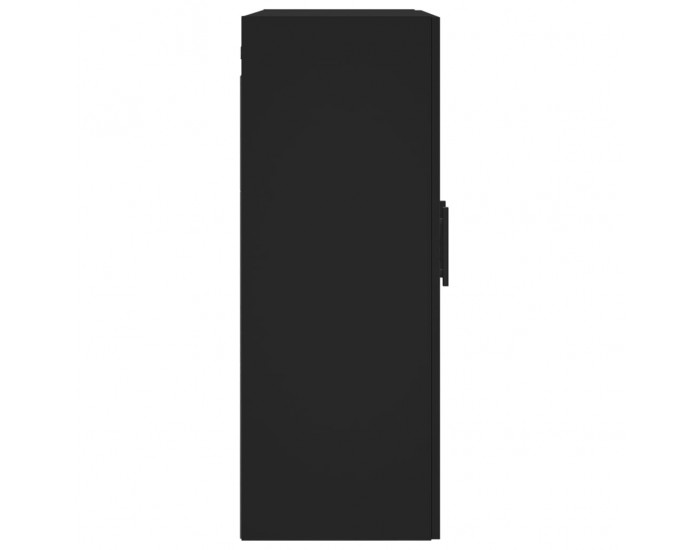 Sonata H Стенни шкафове, 2 бр, черни, инженерно дърво