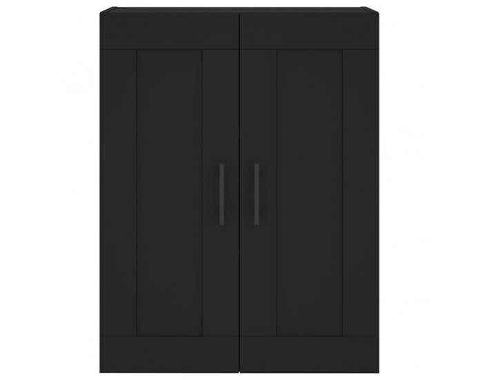 Sonata H Стенни шкафове, 2 бр, черни, инженерно дърво