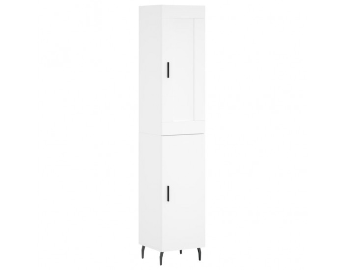 Sonata H Висок шкаф, бял, 34,5x34x180 см, инженерно дърво