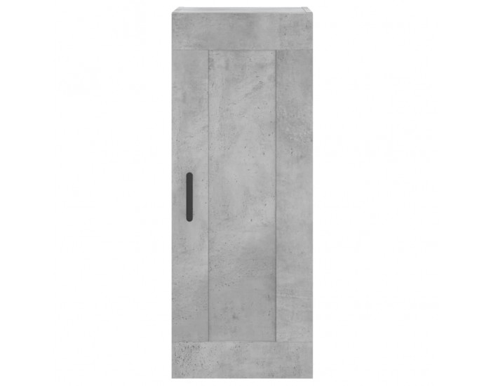 Sonata H Висок шкаф, бетонно сив, 34,5x34x180 см, инженерно дърво