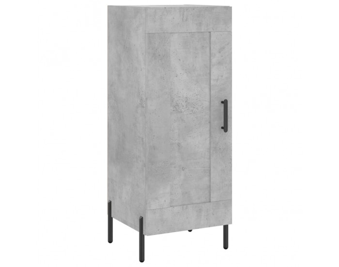 Sonata H Висок шкаф, бетонно сив, 34,5x34x180 см, инженерно дърво