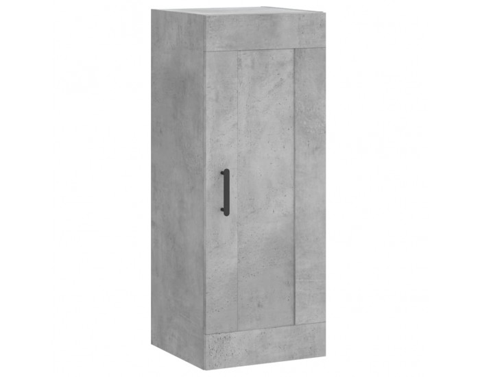 Sonata H Висок шкаф, бетонно сив, 34,5x34x180 см, инженерно дърво