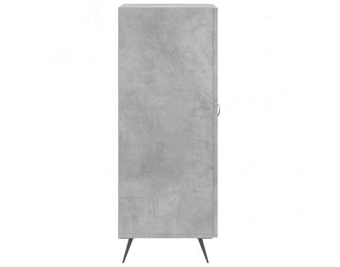 Sonata H Сайдборд, бетонно сив, 34,5x34x90 см, инженерно дърво Sonata H Сайдборд, бетонно сив, 34,5x34x90 см, инженерно дърво