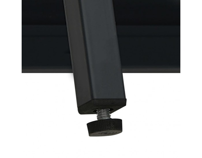 Sonata H Бюфет, черен, 75x35x105 см, стомана и стъкло Sonata H Бюфет, черен, 75x35x105 см, стомана и стъкло