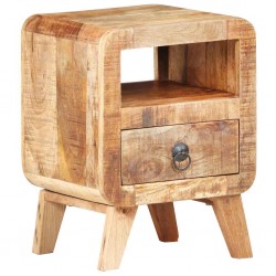 Sonata H Нощно шкафче 30x30x41 см грубо мангово дърво - Шкафове, Витрини, Модулни секции