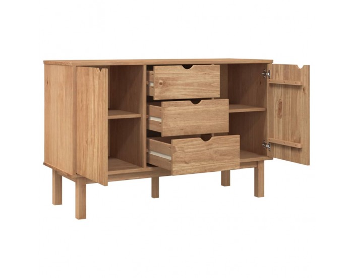 Sonata H Сайдборд OTTA, 113,5x43x73 см, борово дърво масив