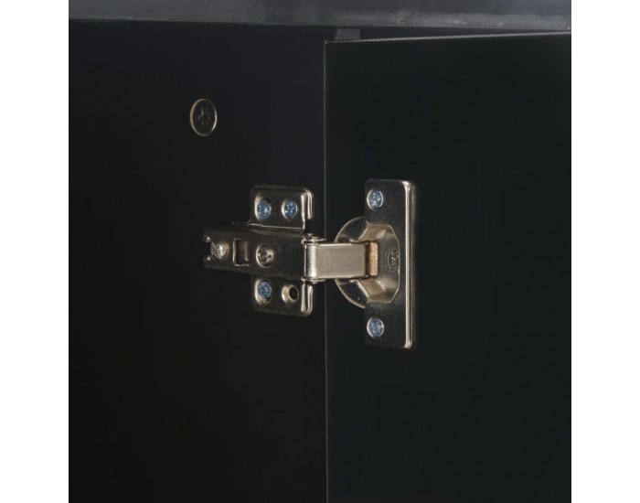 Sonata H Бюфет, сиво със силен гланц, 71x35x80 см, инженерно дърво