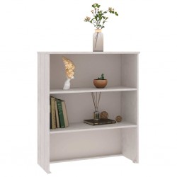 Sonata H Надстройка за шкаф HAMAR, бяла, 85x35x100 см, бор масив - Шкафове, Витрини, Модулни секции