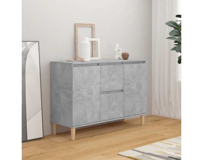 Sonata H Бюфет, бетонно сив, 101x35x70 см, инженерно дърво