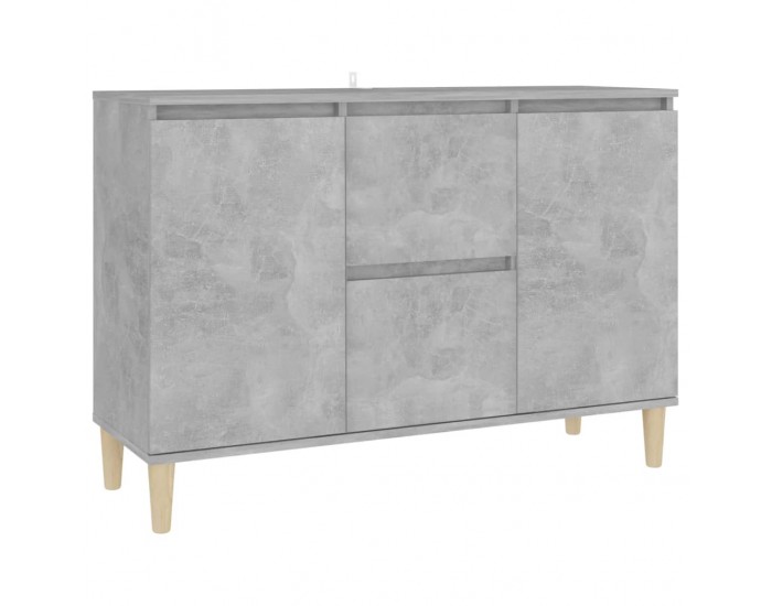 Sonata H Бюфет, бетонно сив, 101x35x70 см, инженерно дърво