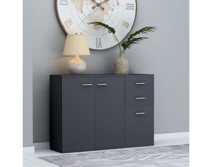 Sonata H Бюфет, сив, 105x30x75 см, инженерно дърво Sonata H Бюфет, сив, 105x30x75 см, инженерно дърво