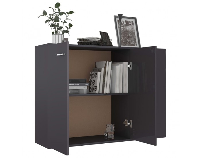 Sonata H Бюфет, сив, 105x30x75 см, инженерно дърво Sonata H Бюфет, сив, 105x30x75 см, инженерно дърво