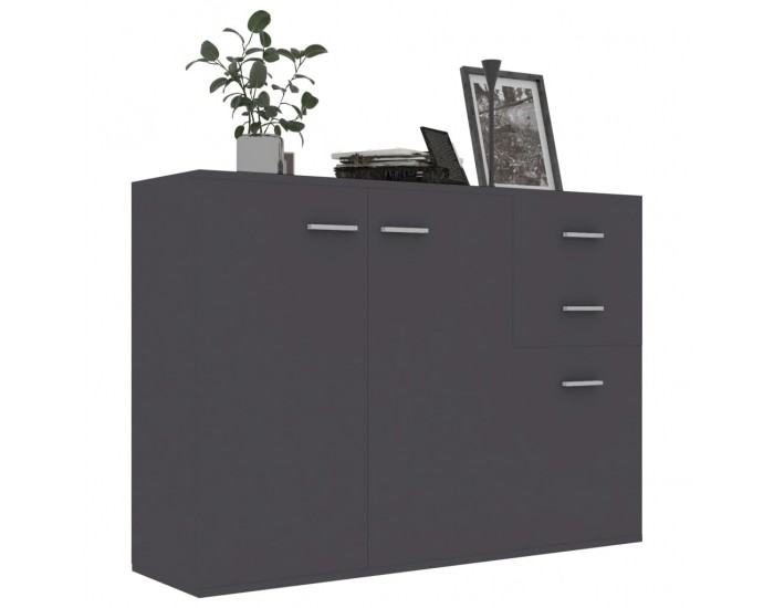 Sonata H Бюфет, сив, 105x30x75 см, инженерно дърво Sonata H Бюфет, сив, 105x30x75 см, инженерно дърво