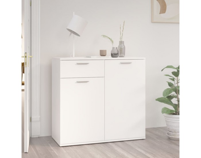 Sonata H Бюфет, бял, 80x36x75 см, инженерно дърво