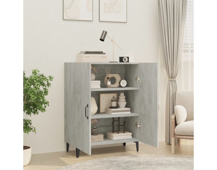 Sonata H Сайдборд, бетонно сив, 70x34x90 см, инженерно дърво Sonata H Сайдборд, бетонно сив, 70x34x90 см, инженерно дърво