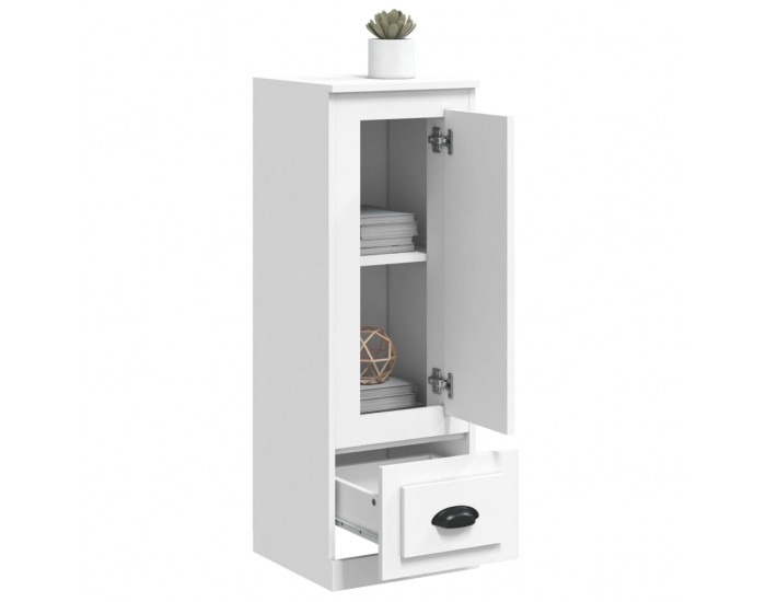 Sonata H Висок шкаф, бял, 36x35,5x103,5 см, инженерно дърво