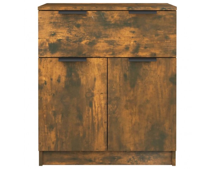 Sonata H Сайдборд, опушен дъб, 60x30x70 см, инженерно дърво