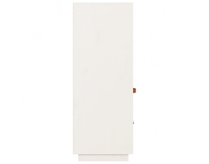 Sonata H Висок шкаф, бял, 67x40x108,5 см, борово дърво масив