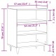 Sonata H Бюфет бетонно сив 57x35x70 см инженерно дърво Sonata H Бюфет бетонно сив 57x35x70 см инженерно дърво
