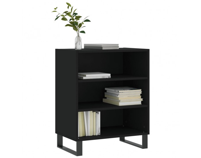 Sonata H Бюфет черен 57x35x70 см инженерно дърво