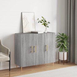 Sonata H Сайдборд, Сив сонома, 90x34x80 см, инженерно дърво - Шкафове, Витрини, Модулни секции
