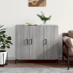 Sonata H Сайдборд, Сив сонома, 90x34x80 см, инженерно дърво - Шкафове, Витрини, Модулни секции