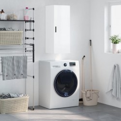 Sonata H Стенен шкаф бял гланц 34,5x34x90 см - Шкафове, Витрини, Модулни секции
