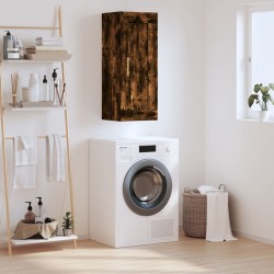 Sonata H Стенен шкаф опушен дъб 34,5x34x90 см инженерно дърво - Шкафове, Витрини, Модулни секции