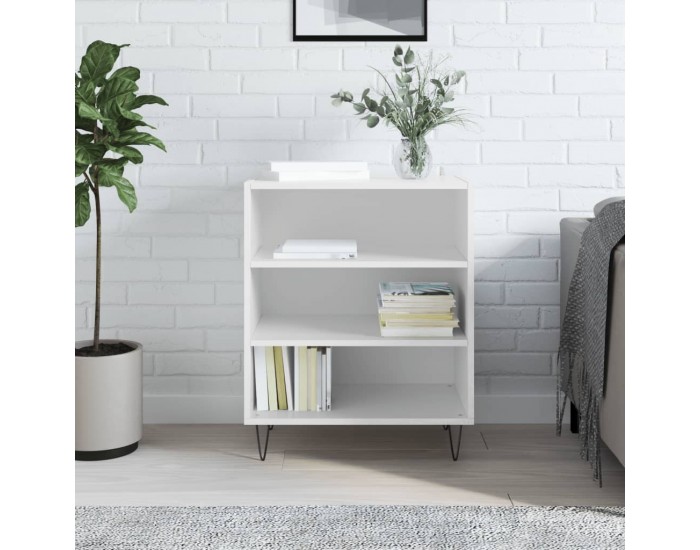 Sonata H Бюфет бял гланц 57x35x70 см инженерно дърво