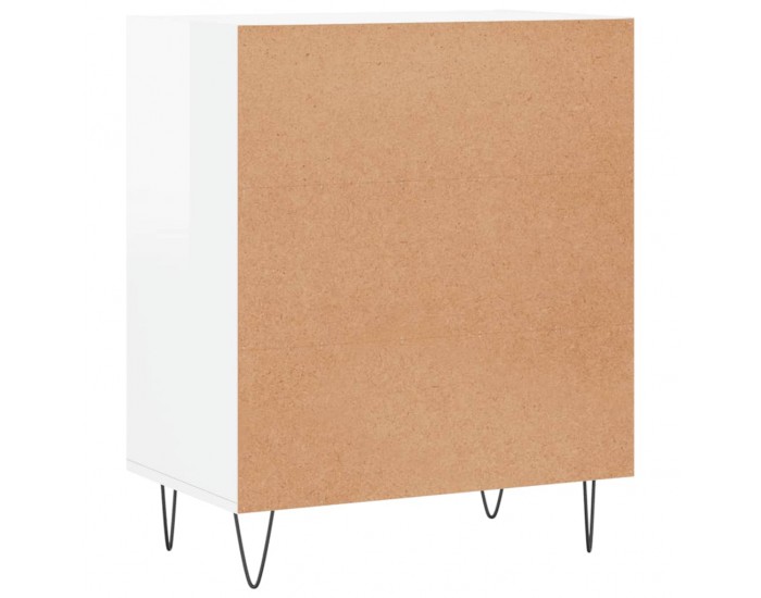 Sonata H Бюфет бял гланц 57x35x70 см инженерно дърво