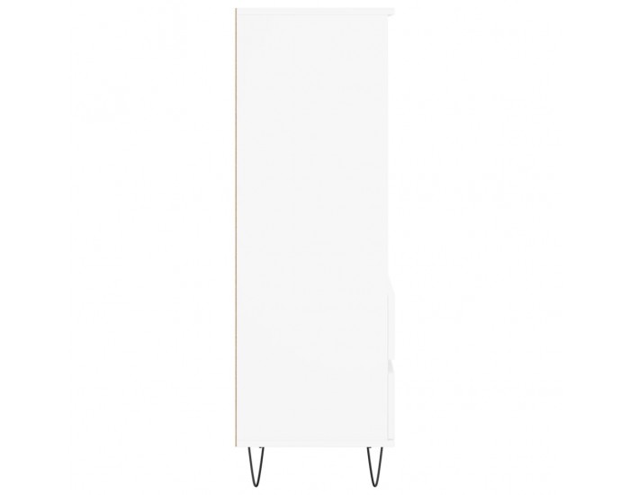 Sonata H Висок шкаф, бял, 40x36x110 см, инженерно дърво