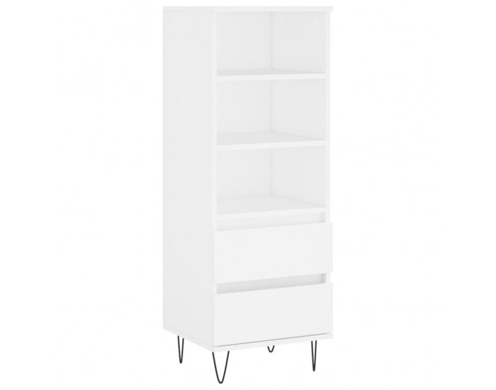 Sonata H Висок шкаф, бял, 40x36x110 см, инженерно дърво
