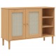 Sonata H Сайдборд SENJA, ратанова визия, 112x40x80 см, бор масив Sonata H Сайдборд SENJA, ратанова визия, 112x40x80 см, бор масив