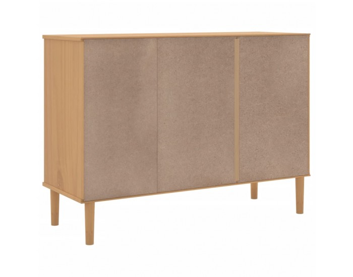 Sonata H Сайдборд SENJA, ратанова визия, 112x40x80 см, бор масив Sonata H Сайдборд SENJA, ратанова визия, 112x40x80 см, бор масив
