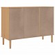 Sonata H Сайдборд SENJA, ратанова визия, 112x40x80 см, бор масив Sonata H Сайдборд SENJA, ратанова визия, 112x40x80 см, бор масив