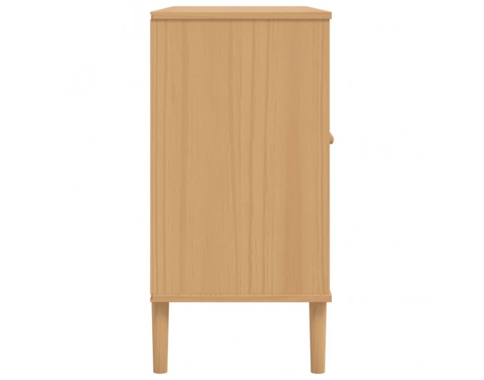 Sonata H Сайдборд SENJA, ратанова визия, 112x40x80 см, бор масив Sonata H Сайдборд SENJA, ратанова визия, 112x40x80 см, бор масив