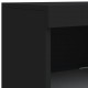 Sonata H Сайдборд с LED светлини, черен, 162x37x100 см Sonata H Сайдборд с LED светлини, черен, 162x37x100 см