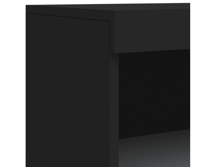 Sonata H Сайдборд с LED светлини, черен, 181,5x37x100 см Sonata H Сайдборд с LED светлини, черен, 181,5x37x100 см