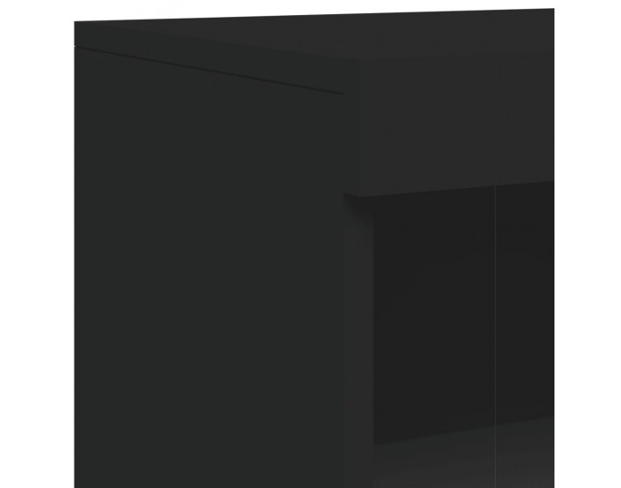 Sonata H Сайдборд с LED светлини, черен, 181,5x37x100 см Sonata H Сайдборд с LED светлини, черен, 181,5x37x100 см