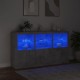 Sonata H Сайдборд с LED светлини, бетонно сив, 181,5x37x100 см Sonata H Сайдборд с LED светлини, бетонно сив, 181,5x37x100 см