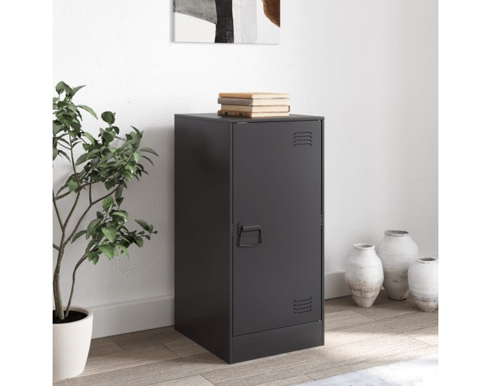 Sonata H Бюфет, черен, 34,5x39x73 см, стомана